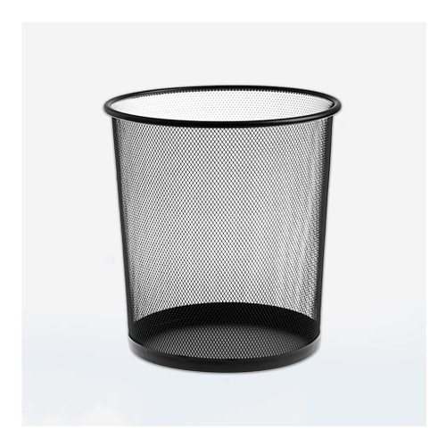 DYPASA Garbage Can Metal Mesh Trash Bin Wastebasket Round Trash Can Recycling Bin Office Bedroom Kitchen Rubbish Waste Holder Can Wastepaper Basket (Color : 9L)