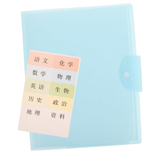 LALAFINA 4pcs A3 Folder Document Holder Document File Folder File Pocket Envelopes Document Folders Document Wallet Folder A3 Envelope Folder File Organizer Manual Plastic Office Paper