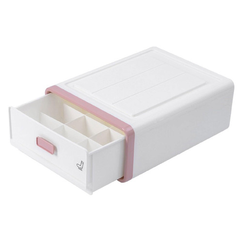 GowavY Organizer Box Underwear Storage Box Drawer Organizer Bins Household Wardrobe Organizer Baby Dresser Organizer for Underwear, Bras, Socks, Ties