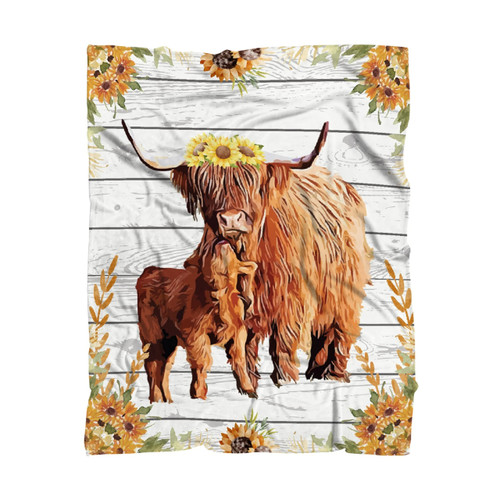 Highland Cow Sunflower Blanket Throw Blankets for Girls Kids Adults Soft Warm Cozy Fleece Flannel Birthday Gifts Sofa Couch Bed 60"x50"for Teens Highland Cow Sunflower Blanket Throw Blankets for Girls Kids Adults Soft Warm Cozy Fleece Flannel Birthday Gifts Sofa Couch Bed 60"x50"for Teens