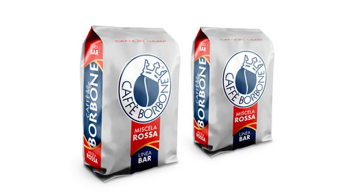 Caffe Borbone Beans (Red) - Whole Bean Coffee 2-Pack Bundle (Includes TWO 2.2-Pound Bags)