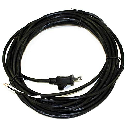 New - 30 Foot Vacuum Black Power Cord for All Upright Vacuum Cleaner Eureka Sanitaire Bissell