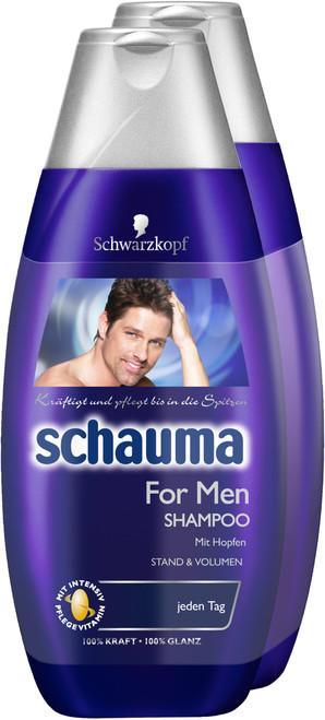 Schauma For Men Shampoo (2 x 400 ml) by Schauma