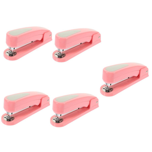 STOBOK 5pcs Stapler Book Binding Tool Tabletop Staples Save 50% at Checkout Stipling Tool School Stationery Book Stapling Tool Rotating Spring Multitools Student Stippling Iron Major