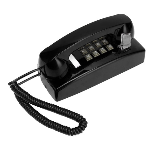 Retro Wall Mounted Telephone, Retro Wall Phones for Landline with Loud Mechanical Ringing, Volume Adjustable, Old Fashioned Corded Landline Telephone