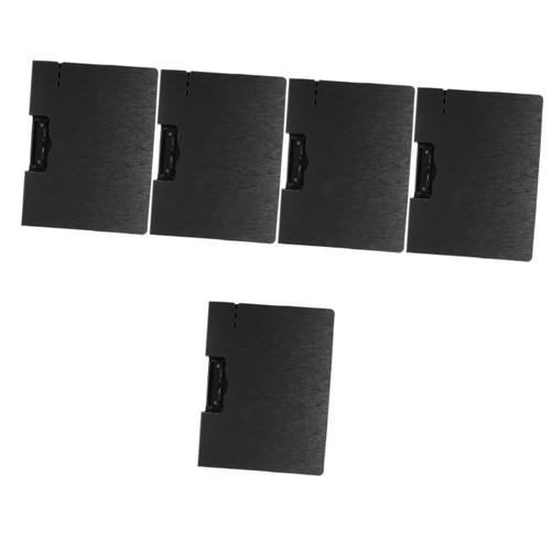 5pcs Folder Folder File Holder Writing Board Plastic File Folder Office File folders a4 File Folder Board Office clipboard Office Supply Document Folder Desktop Combination