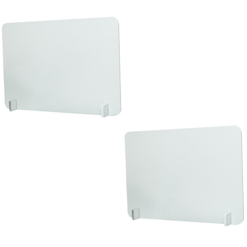 EXCEART 2pcs Partition Room Dividers Sound Proof Dividers Indoor Room Dividers Partition Board Separate Board Trifold Poster Board Isolation Board Privacy Panel White Desk Furniture Office