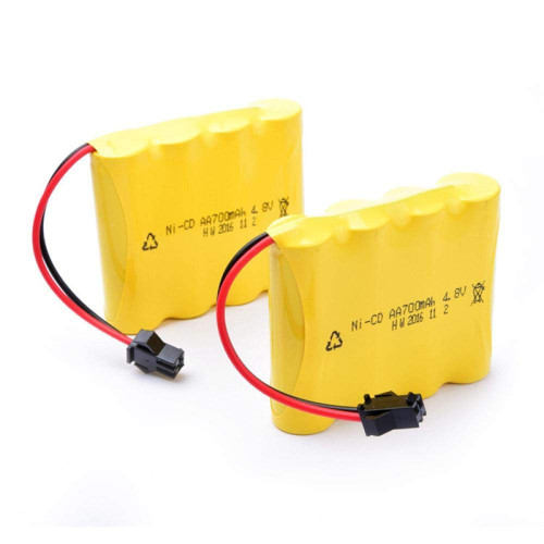 High-Performance Battery Backup 1PCS 4.8V 700mAh Nickel Cadmium Battery Pack AA Battery for Remote Control Car-2PCS (Color : 2pcs)