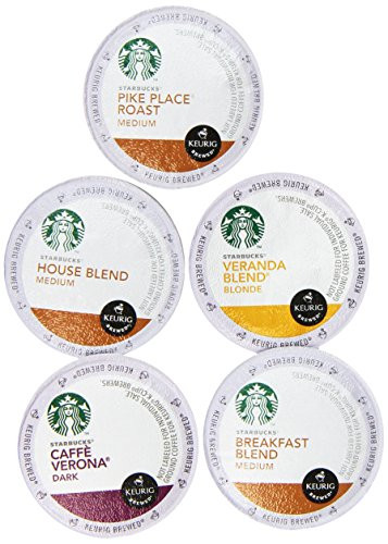 20-count K-cup for Keurig Brewers Flavored Coffee Variety Pack Featuring Starbucks Cups