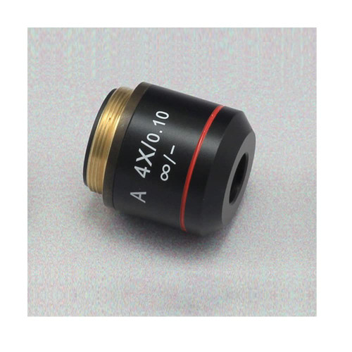 XuuSHA Handheld Digital Microscope Accessories Biological Microscope Achromatic Infinity Objective Len, Infinity System for Microscope, 4X 10X 20X 40X 60X 100X Microscope Accessories (Color : 4X)