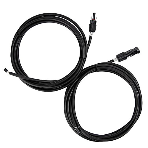Renogy 10Ft 10 AWG Solar Panel and Controller Connector Adaptor Wire MC4 Extension Cables