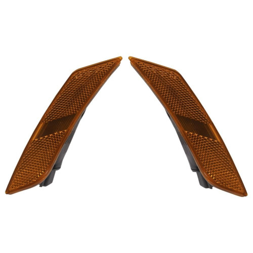 EIDZADK Side Markers Corner Lamp Parking Light Cornerlight Set of 2 Fits Pair 16972889 Amber Lens