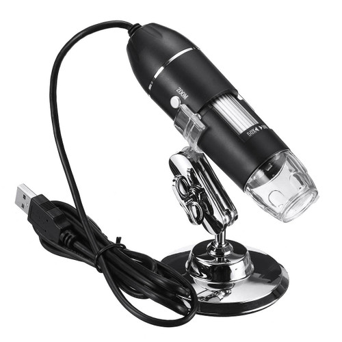 Microscope Accessories Kit 1600X Electronic Stereo Adjustable Digital Microscope Microscope Slides (Magnification : 1600X)