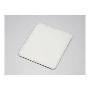 iBUFFALO Arvel Genuine Leather Mouse Pad Cow Leather White AMA375WH