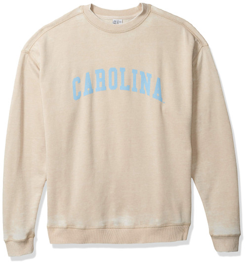 Chicka-d North Carolina Tar Heels Women's Campus Crewneck Sweatshirt Oatmeal, X-Large