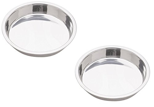 Norpro 9-Inch Stainless Steel Cake Pan, Round (2 Pack)