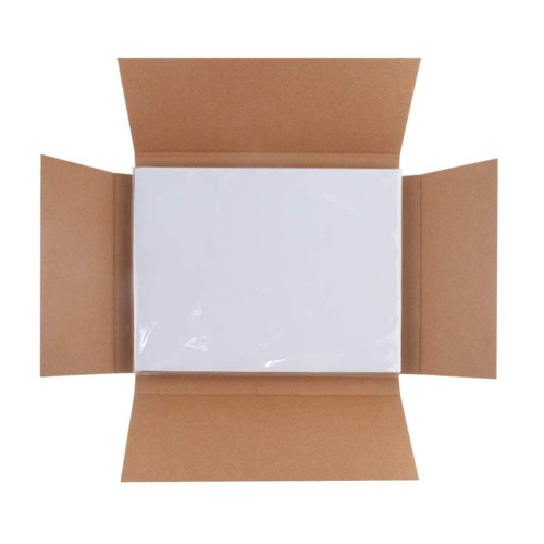 L LIKED 500 Full Sheet Label Sticker Paper 8.5 x 11 Inches, White, Matte, for Laser & Inkjet Printers (500 Sheets)