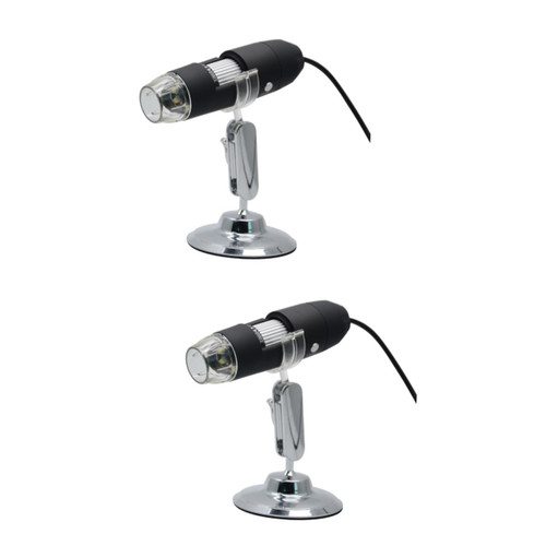 ARTIBETTER Pocket Magnifier 2pcs 3 1 Magnification Digital Microscope Electron Microscope USB Microscope Handheld