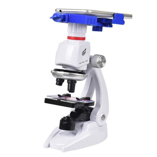 ZDBH Microscope Adapter 1200 X Monocular Biological Microscope Set, Child Lab Optical Instruments Microscope Accessories (Color : with Mount)