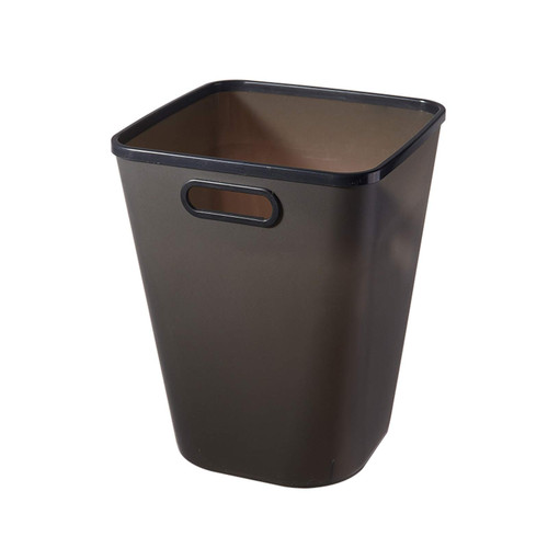 Garbage Cans for Kitchen Simple Household Trash Can Square Trash Can without Lid Creative Plastic Wastebasket Recycling Bin for Office, Living Room and Bedroom, 3 Colors Indoor Kitchen Trash Can