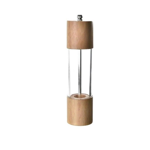 Spice Grinder Salt and Pepper Grinder Manual Salt and Pepper Grinder Wooden Shaker Adjustable Salt And Pepper Shakers (Color : Large)
