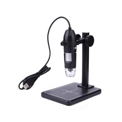 Smicroscope Accessories for Adults 8 LED 1000X 1600X Zoom Digital Microscope Lift Stand Microscope (Color : with Scale Mark)
