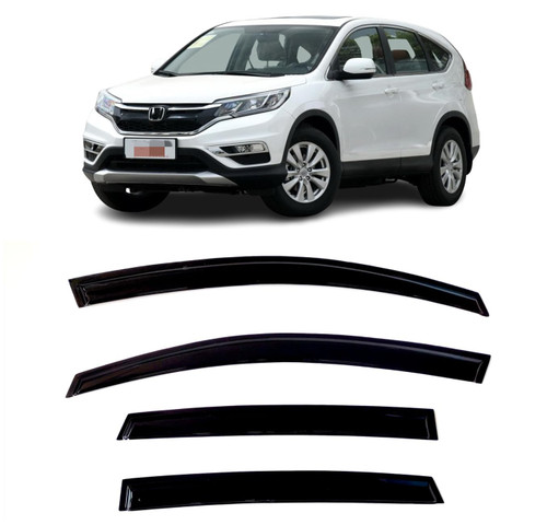 BGGTYRSD Side Window Visor Sun Deflector Rain Guard Vent Shade Fits Honda CRV 2012 2013 2014 2015 2016