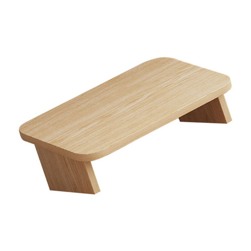 Veemoon Foot Stool Portable Step Stool Foot Support Tool Non-Slip Stool Desk Footstool Bedroom Step Stool Durable Footstool Home Footstool Wooden Sofa Stool Multifunction Office