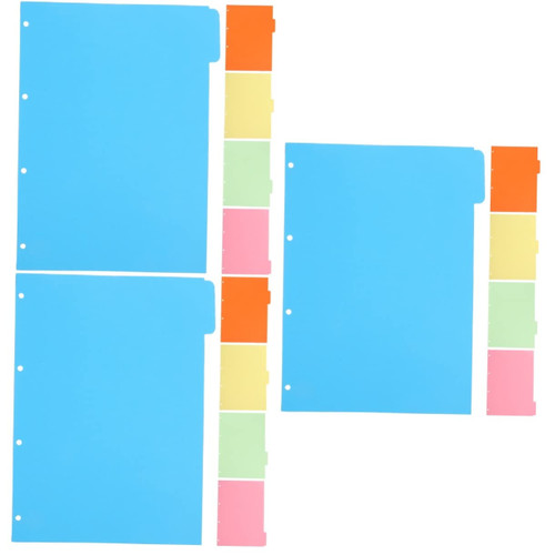 Tofficu 12 Sets Index Page Category Page DIY Binder Dividers Notepad Divider Tabs Notebook Dividers Colored Tabs Notebook Tab Dividers Notepad Tabs Hand Account A4 Dutch Paper Index Paper