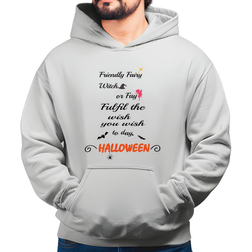Vintage Halloween Cat Broom and Witchs Hat Gray and Muticolor Unisex Hoodie Vintage Halloween Cat Broom and Witchs Hat Gray and Muticolor Unisex Hoodie