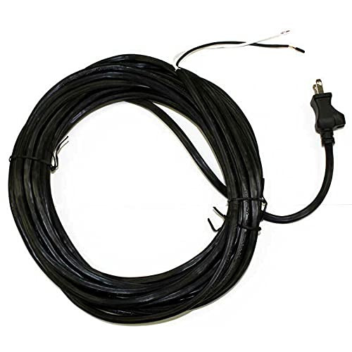 30' 2 Wire Black 58-5807-61 Vacuum Power Cord Compatible with Upright Vacuum Cleaner