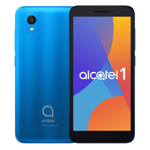 Alcatel 1 (32GB) 5.0" Full View Display - Removable Battery - Dual SIM GSM Unlocked US & Global 4G LTE International Version - Al Aqua