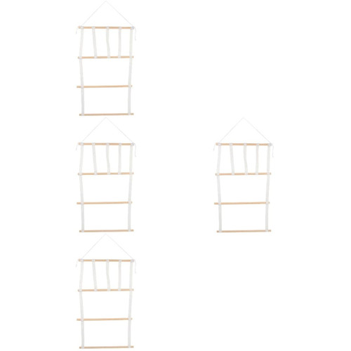 Cabilock 4 Sets stick hairpin storage hair clips hanging organizer hair barrettes hanging organizer hair accessories wall holder hair clip wall organizer bow cotton cloth white baby shelf Cabilock 4 Sets stick hairpin storage hair clips hanging organizer hair barrettes hanging organizer hair accessories wall holder hair clip wall organizer bow cotton cloth white baby shelf