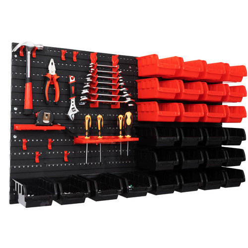 Garage Storage Bins Wall Mounted Storage Bins Screw Storage Organizer, Parts Bin Utility Racks Garage Storage & Organization Products, Nuts and Bolts Organizers and Storage Rack Garage Organization