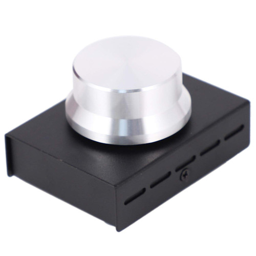 GFHFG USB Volume Control, Lossless Pc Computer Speaker Audio Volume Controller Knob, Adjuster Digital Control with One Key Mute Function Support Win7/8/10/Xp//Vista (Black)