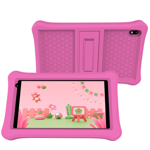 Kids Tablet, 7 inch Androrid 11 Toddler Tablet for Kids 2GB RAM 32GB ROM Tablets, Google Certificated, Bluetooth, WiFi, Dual Camera, Parental Control Tablet with Case, Tablet for Learning (Pink)