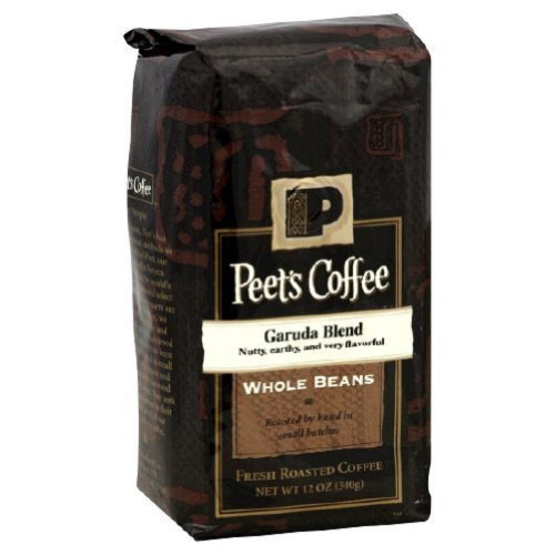 Peets Coffee, Garuda Blend, Whole Bean, 12oz Bag (Pack of 2)
