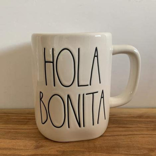 Rae Dunn HOLA BONITA Mug - ceramic - Very rare! Rae Dunn HOLA BONITA Mug - ceramic - Very rare!