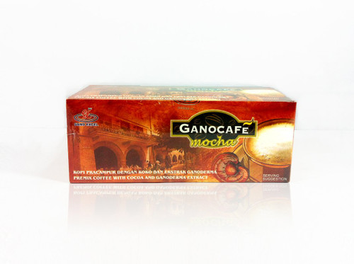 Ganocafe Ganoderma Mocha Coffee Gano Cafe 15 sachets, 19.8 oz.