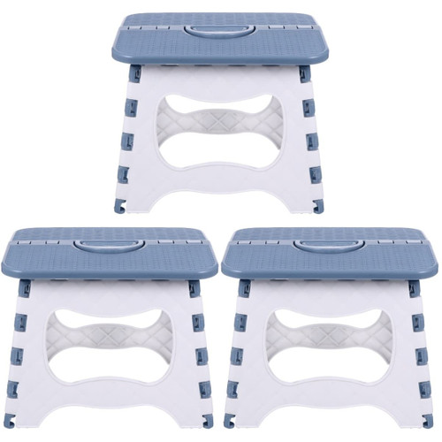 BESPORTBLE 3 pcs Folding Chairs Kitchen Step Stool for Adults Step Chair Folding stools for Non Folding Stools Foldable Step Stool Small Foot Stool Camping Non-Slip Stool Toddler Plastic