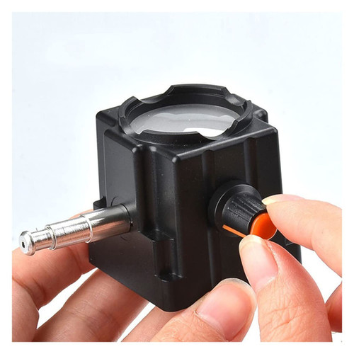 USEEV Microscope Adapter Rechargeable Monocular Biological Microscope LED Electric Light Microscopio Illuminators Microscope Accessories (Color : Unrechargeable)
