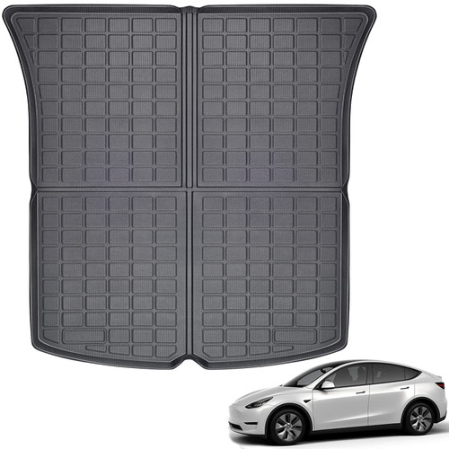 Fit Tesla Trunk Mat Cargo Liner All Weather TPE Mat for Tesla (Model Y?Rear Trunk Mat?)
