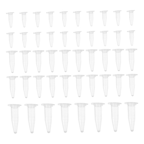 SOLUSTRE 2500pcs Centrifuge Tube Experiment Sample Tube centrifuge vials 1. 5 Test Tube erlenmeyer Flask colorimetric Tubes Solutions Tube Graduated Testing Tube Gland conical Plastic