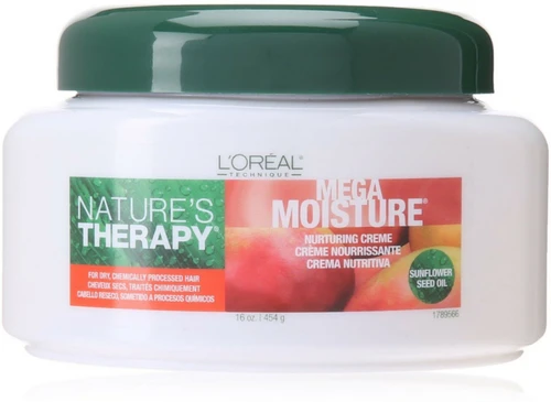 L'Oreal Natures Therapy Mega Moisture Nurturing Creme, 16 oz (4 Pack)