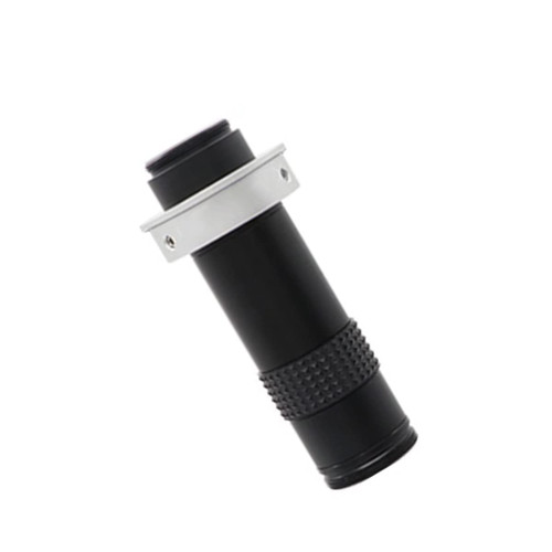 Microscope Kit Adjustable Magnification 300X 200X 180X 130X 120X Zoom C Mount Lens for HDMI VGA USB Industry Video Soldering Microscope Camera Microscope Lens Adapters (Color : 130X)