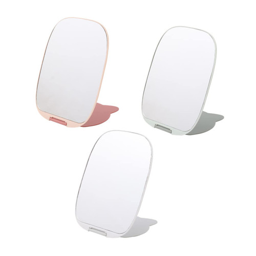 balacoo 6 Pcs Vanity Mirror Folding Dinner Table Tabletop Cosmetic Mirror Bathroom Movable Makeup Mirror Folding Travel Mirror Folding Mirror Plastic Table Mirror Desktop