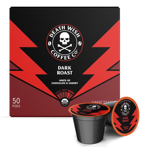 Death Wish Coffee Co. Single Serve Pods - (50 Count) Death Wish Coffee Co. Single Serve Pods - (50 Count)