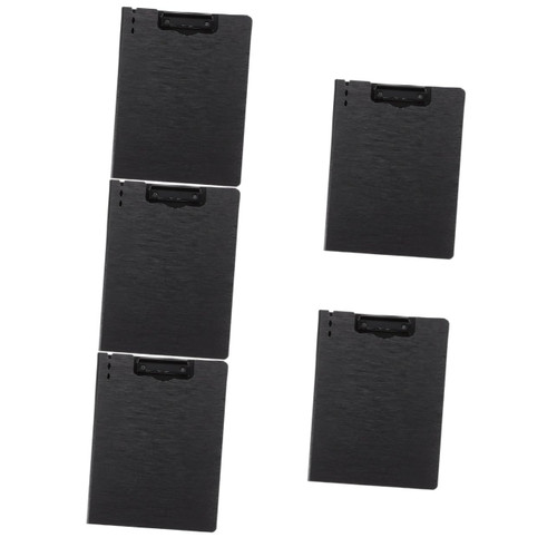 5pcs Folder Folder Portable Writing Board Foldable Nurses Board File Folder Tabs Plastic Punchless Binder Expanding File Folder Document File Folder Clipboard A4 Business Splint Pp