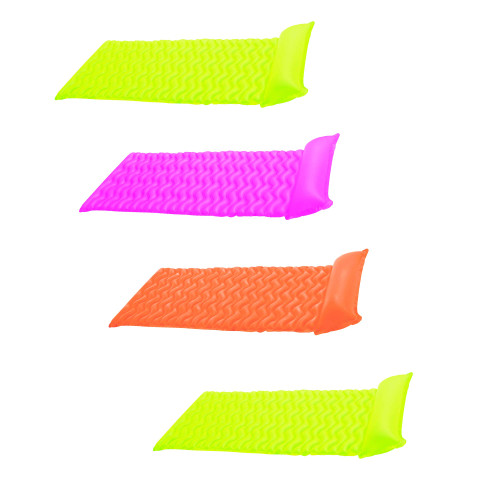 Intex Tote 'N Float Wave Mat Floating Pool Lounger with Headrest (6 Pack)