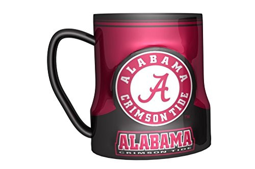 Boelter Brands NCAA Alabama Crimson Tide 438540 Coffee Mug, Team Color, 18 oz Boelter Brands NCAA Alabama Crimson Tide 438540 Coffee Mug, Team Color, 18 oz